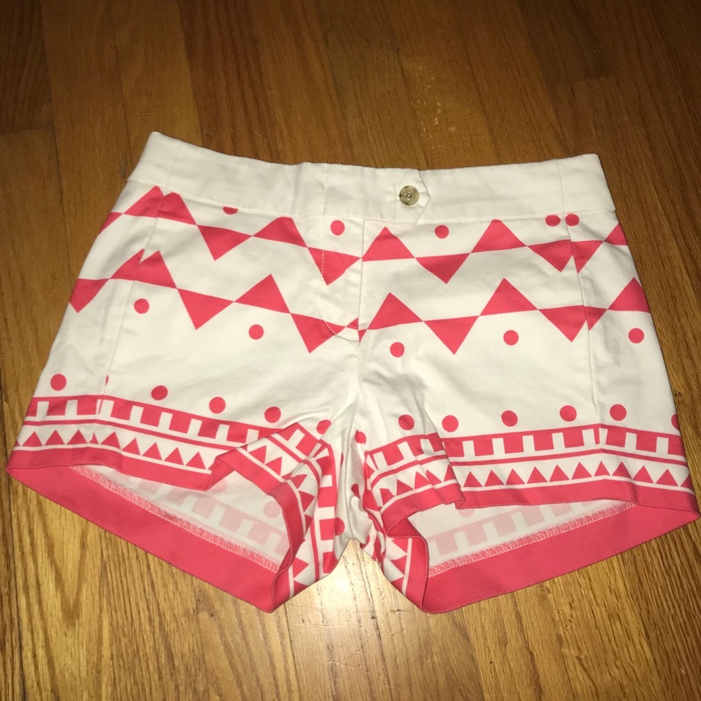 Pattern J. Crew Chino shorts
